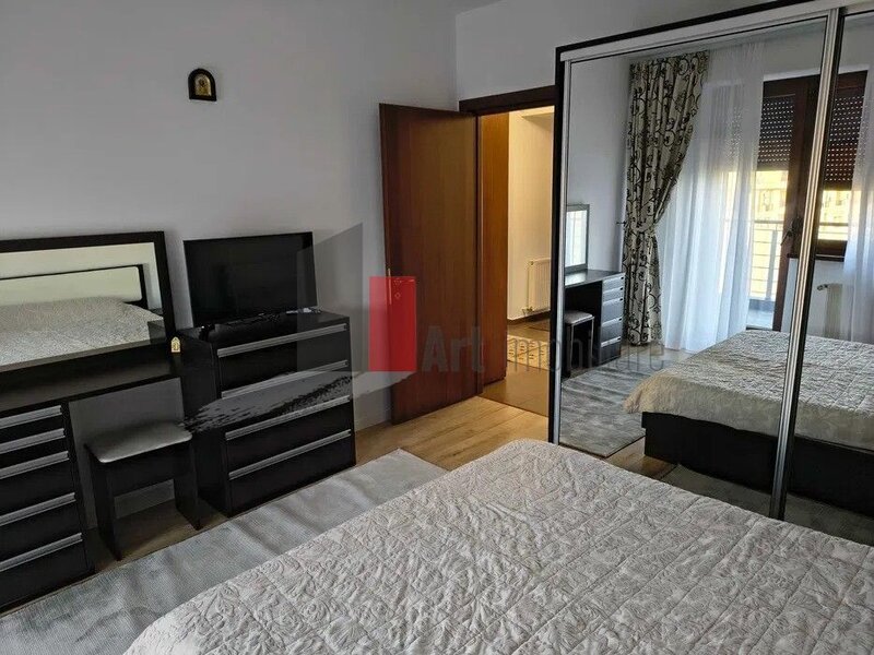 Baneasa, Aerogarii, apartament cu doua camere de inchiriat, centrala+loc de parcare.
